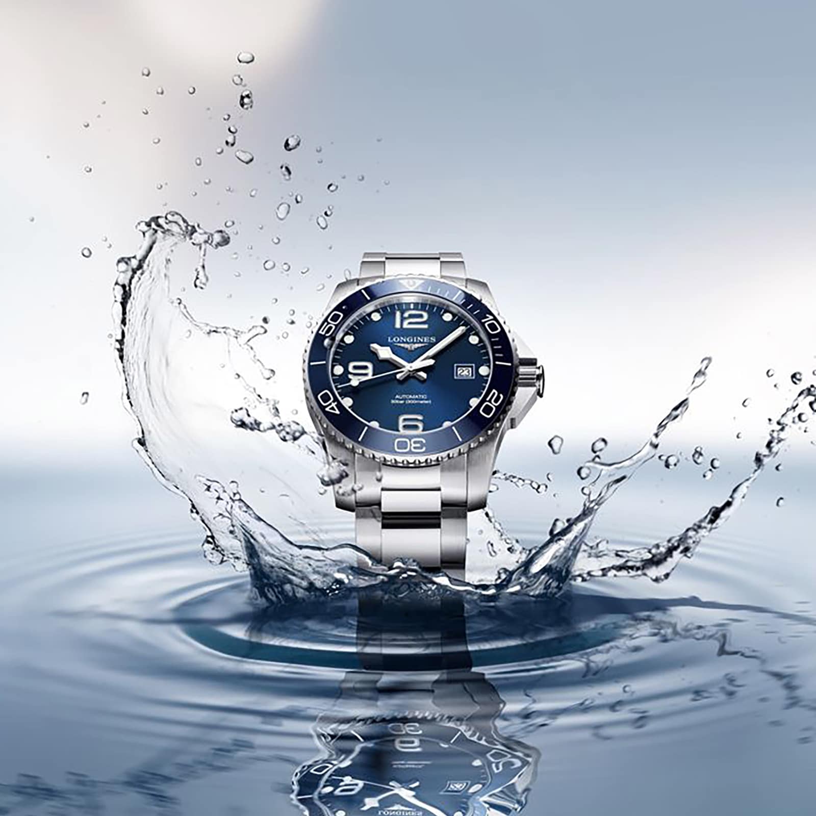 Longines HydroConquest Blue Dial 41mm Automatic Diving Mens Watch Longines HydroConquest Blue Dial 41mm Automatic Diving Mens Watch