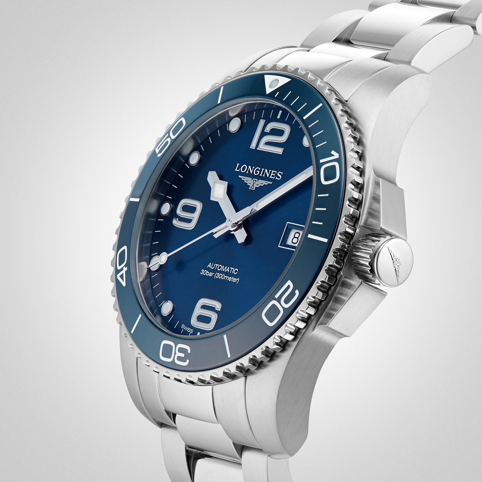 Longines HydroConquest Blue Dial 41mm Automatic Diving Mens Watch Longines HydroConquest Blue Dial 41mm Automatic Diving Mens Watch