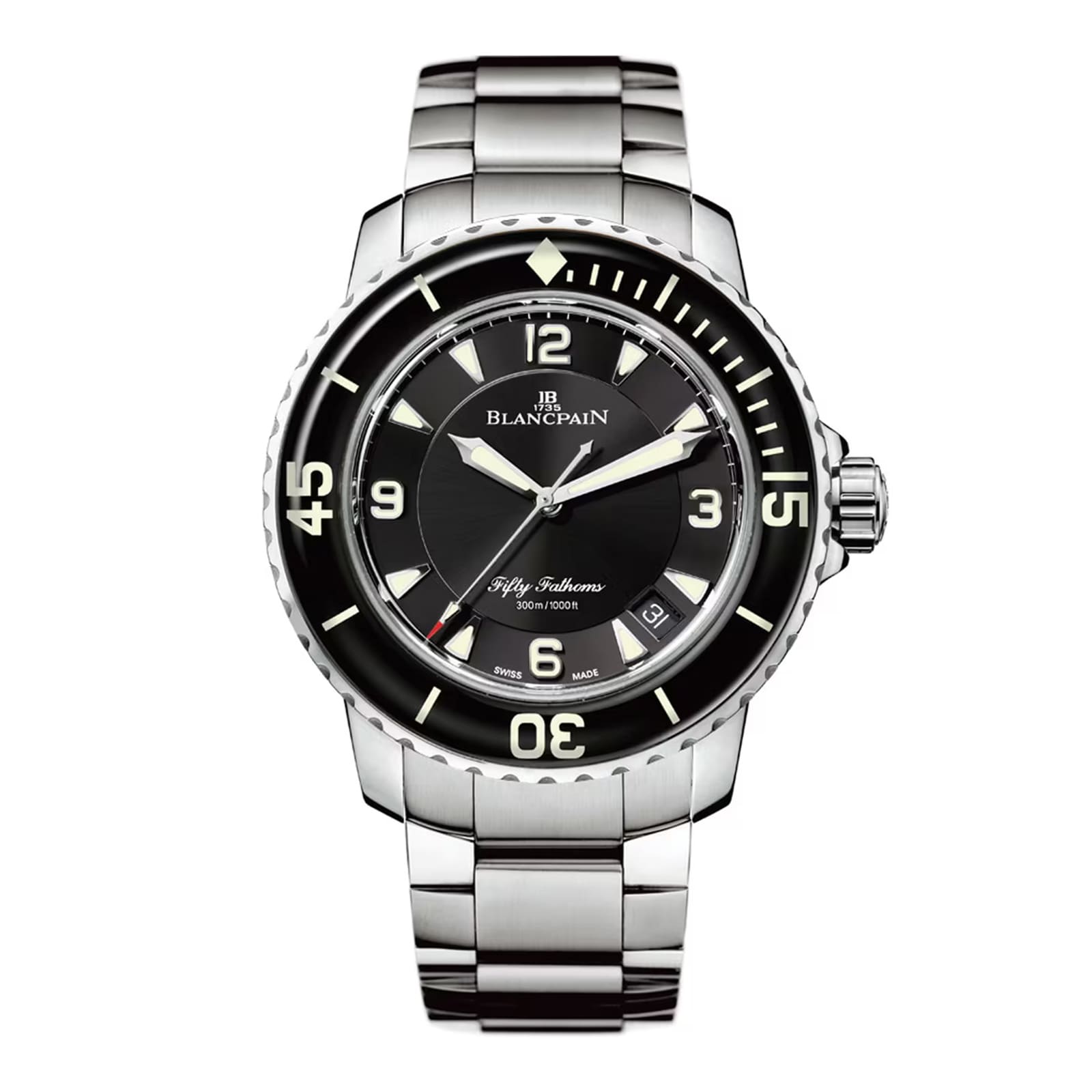 Blancpain Fifty Fathoms Automatique 45mm Mens Watch Black 5015