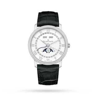 Blancpain Villeret Quantieme Complet 40mm Mens Watch White