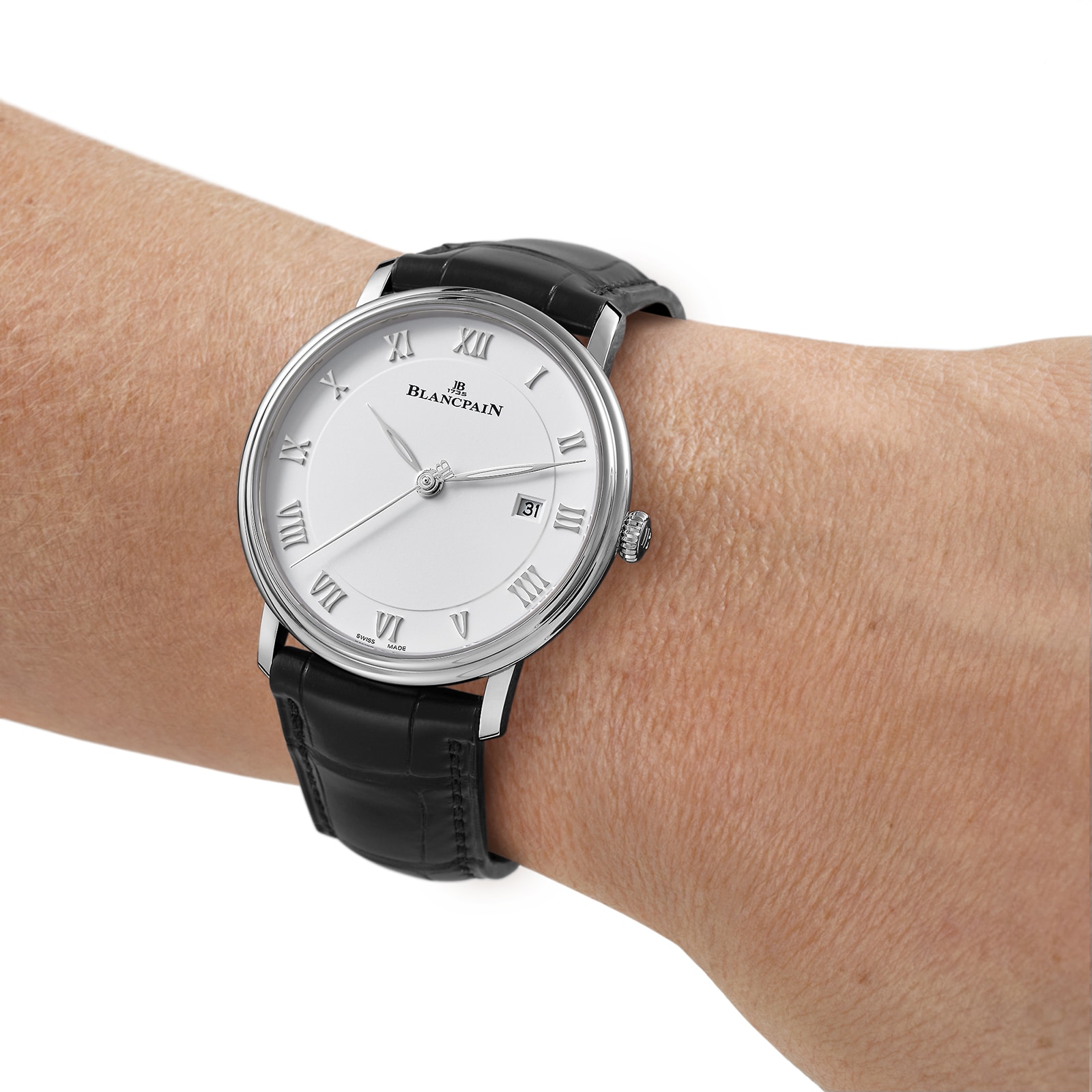 Blancpain Villeret Ultraplate 40mm Mens Watch White Blancpain Villeret Ultraplate 40mm Mens Watch White
