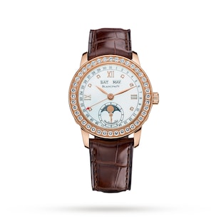Blancpain Ladybird Quantieme Complet 34mm Ladies Watch Mother Of Pearl