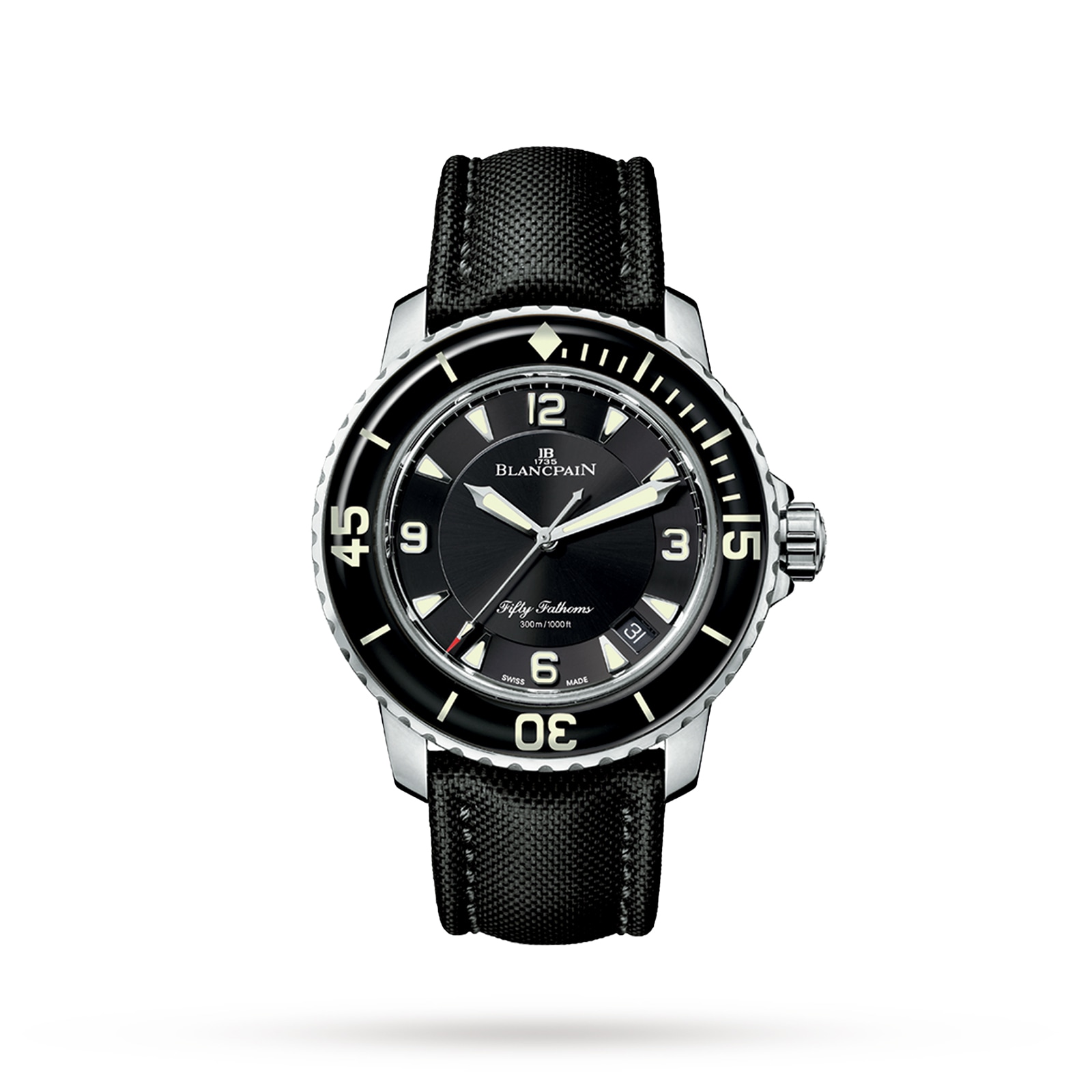 Blancpain Fifty Fathoms Automatique 45mm Mens Watch Black Blancpain Fifty Fathoms Automatique 45mm Mens Watch Black