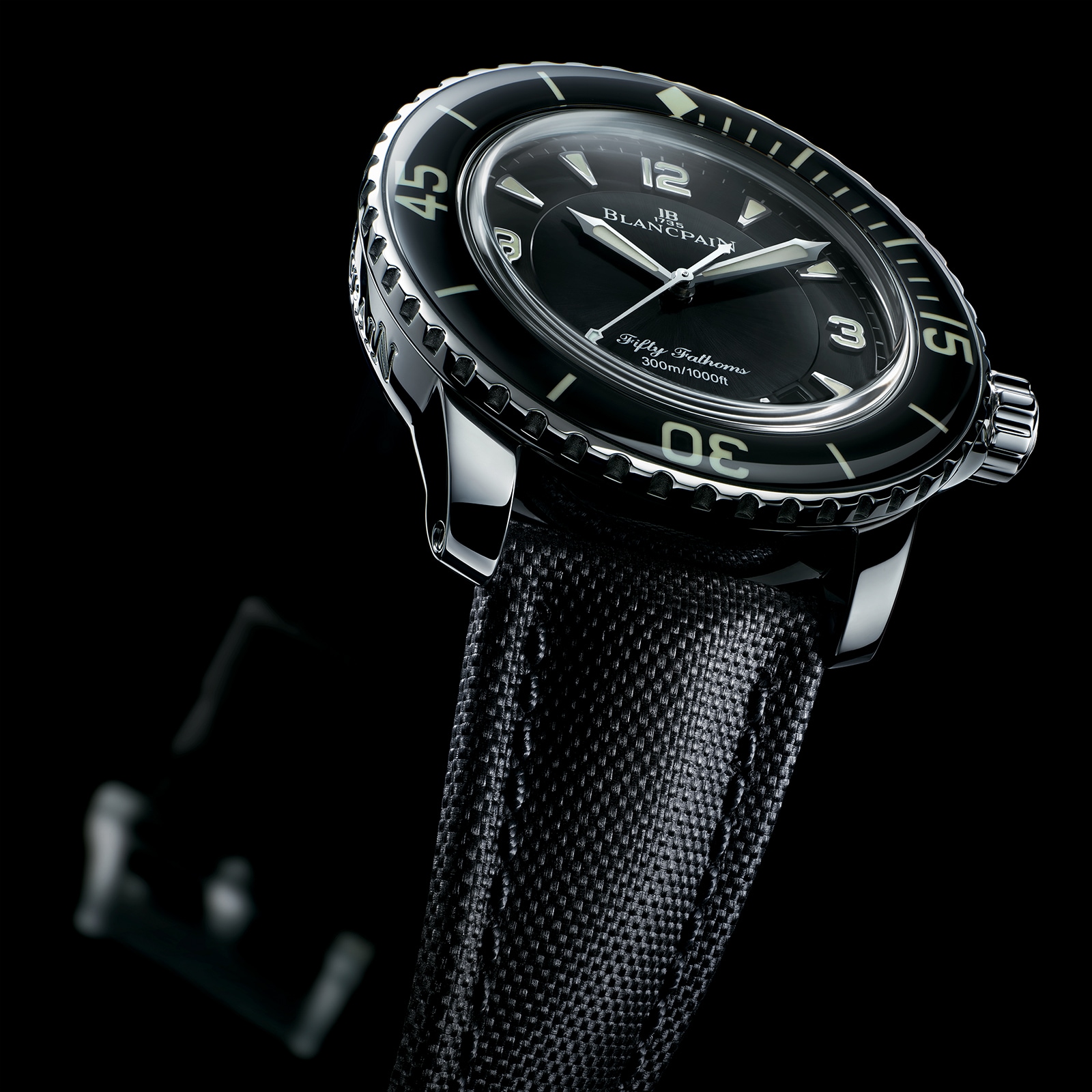 Blancpain Fifty Fathoms Automatique 45mm Mens Watch Black Blancpain Fifty Fathoms Automatique 45mm Mens Watch Black