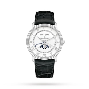 Blancpain Villeret Quantieme Complet 40mm Mens Watch White