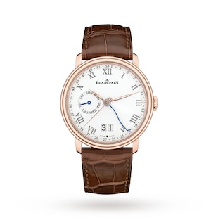Blancpain Villeret Date 8 Jours 42mm Mens Watch White