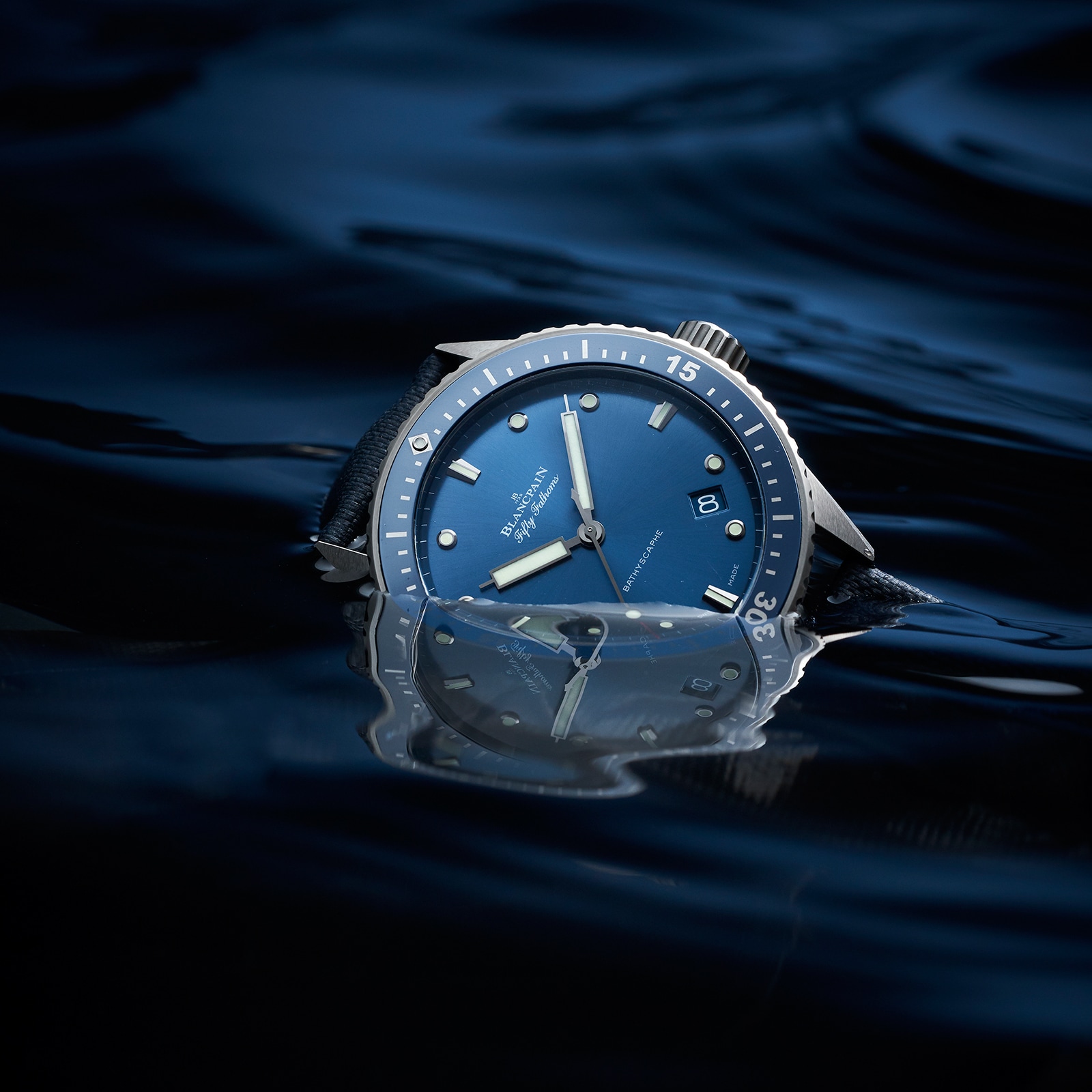 Blancpain fifty outlet fathoms bathyscaphe blue