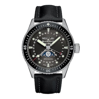Blancpain Fifty Fathoms Bathyscaphe Quantieme Complet  43mm Mens Watch Grey Blancpain Fifty Fathoms Bathyscaphe Quantieme Complet  43mm Mens Watch Grey