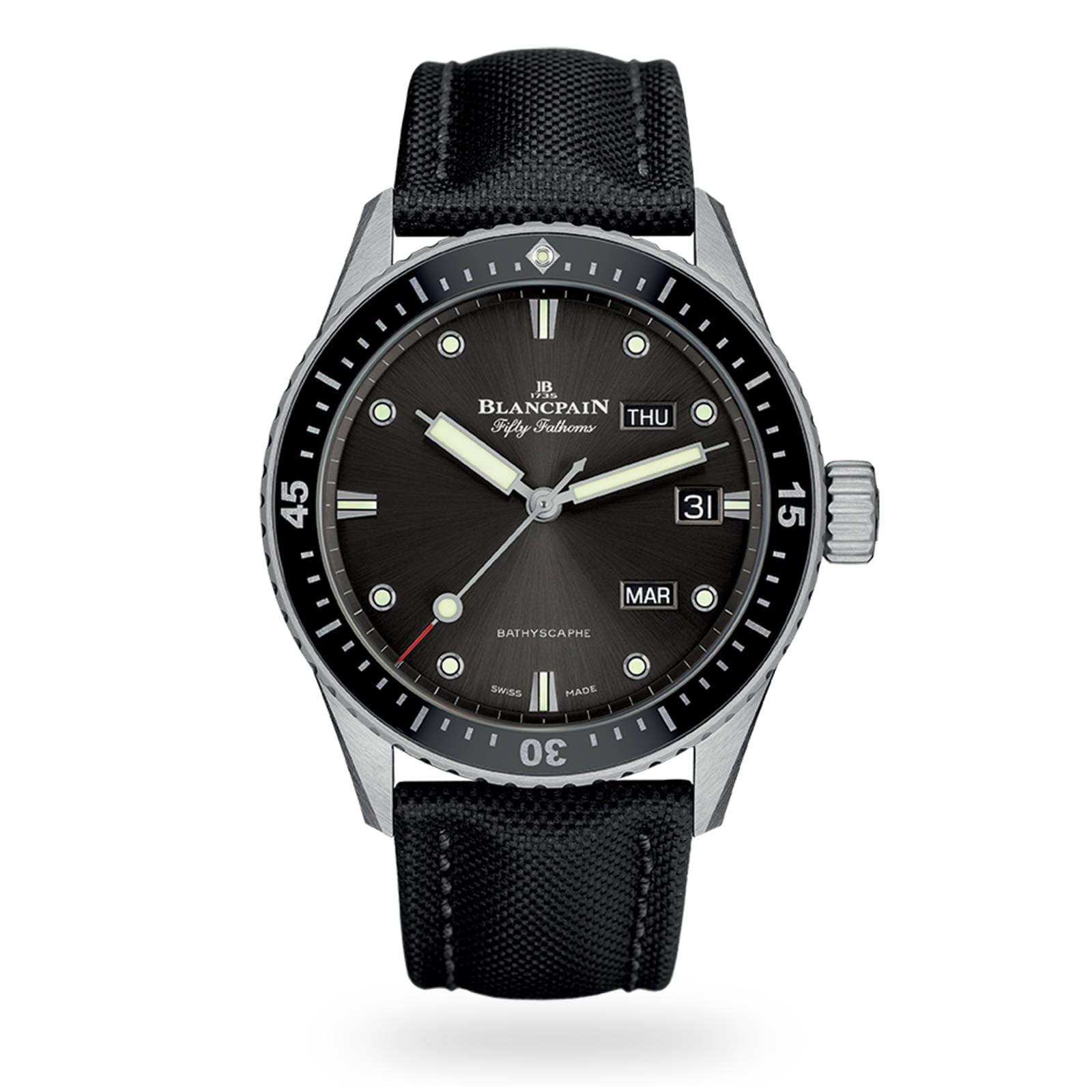 Blancpain Fifty Fathoms Bathyscaphe Annual Calendar 43mm Mens