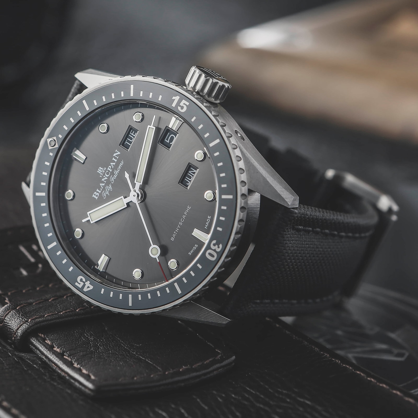 Blancpain Fifty Fathoms Bathyscaphe Annual Calendar 43mm Mens