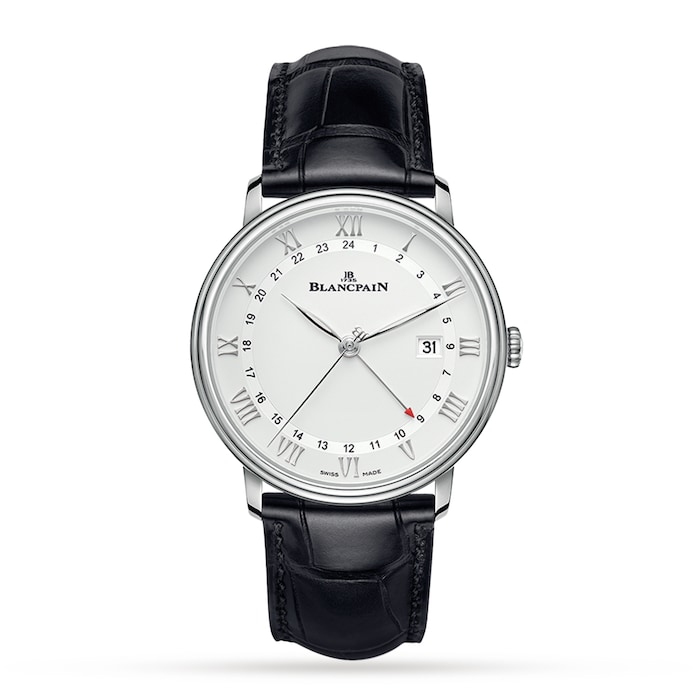 Blancpain Villeret GMT Date 40mm Mens Watch White