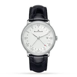 Blancpain Villeret GMT Date 40mm Mens Watch White