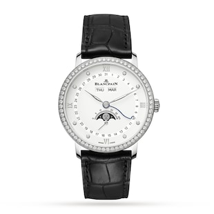 Blancpain Villeret Quantieme Complet 38mm Mens Watch White