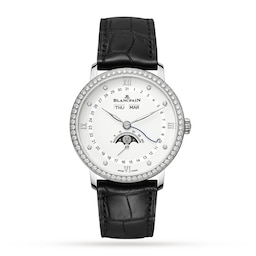 17480329 - Villeret Quantieme Complet 38mm Mens Watch White