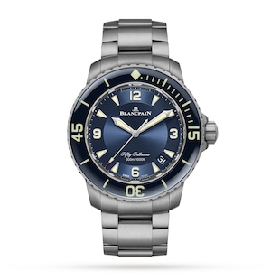Blancpain Fifty Fathoms Automatique 45mm Mens Watch Blue