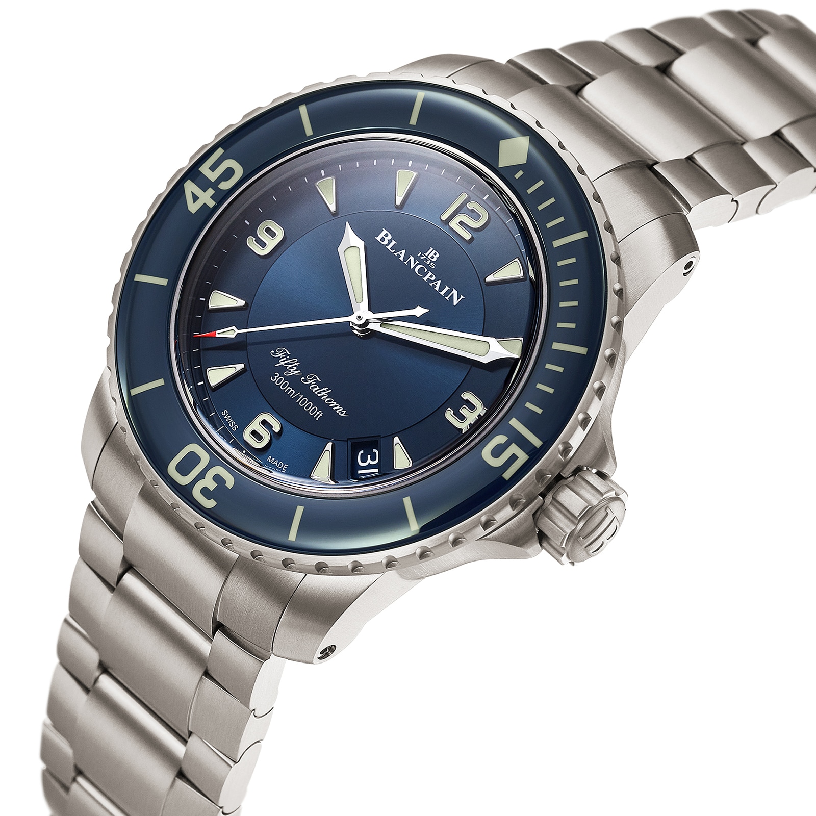 Blancpain Fifty Fathoms Automatique 45mm Mens Watch Blue Blancpain Fifty Fathoms Automatique 45mm Mens Watch Blue