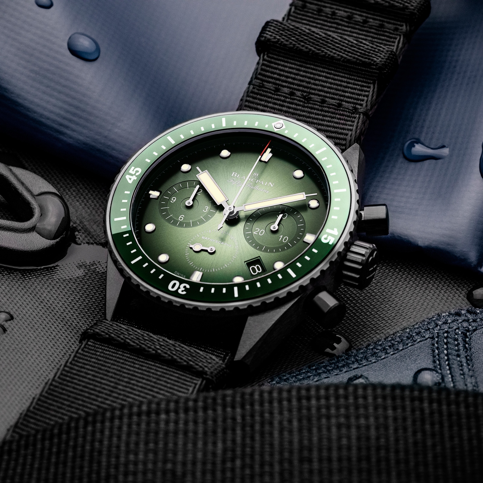 Blancpain Fifty Fathoms Bathyscaphe Chronographe Flyback 43mm Mens Watch
