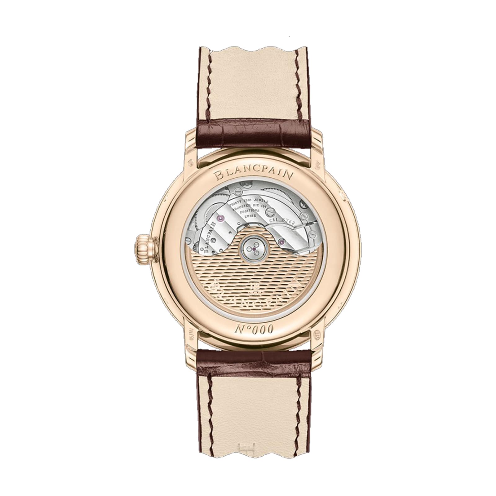Blancpain Villeret Quantieme Complet 38mm Mens Watch Cream Blancpain Villeret Quantieme Complet 38mm Mens Watch Cream
