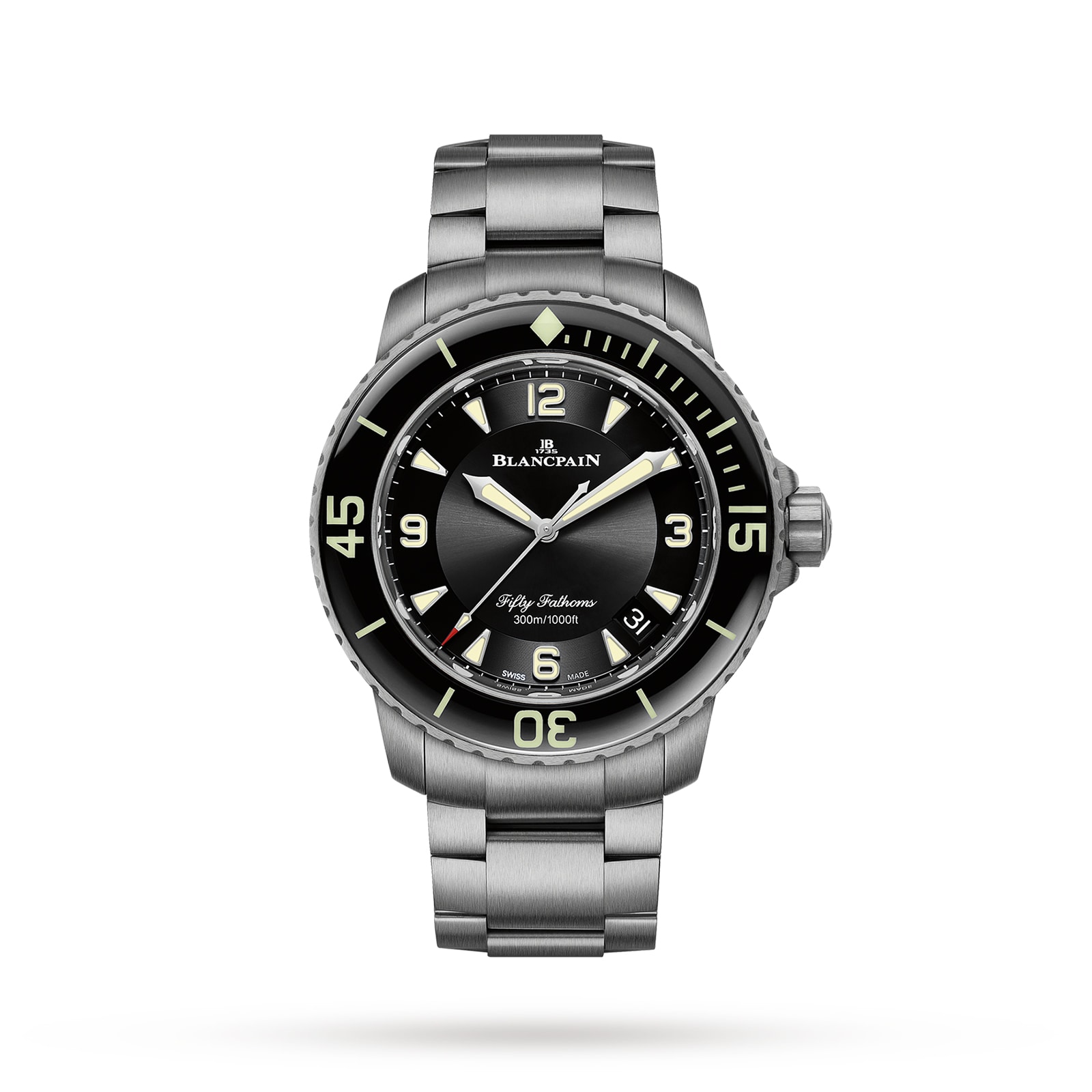 Blancpain Fifty Fathoms Automatique 45mm Mens Watch Black