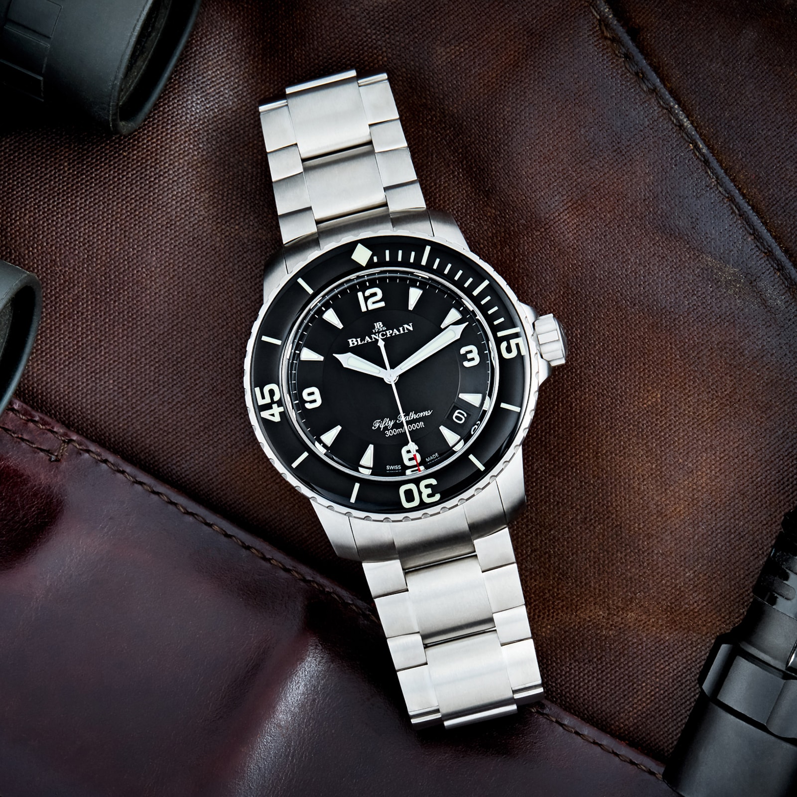 Blancpain Fifty Fathoms Automatique 45mm Mens Watch Black