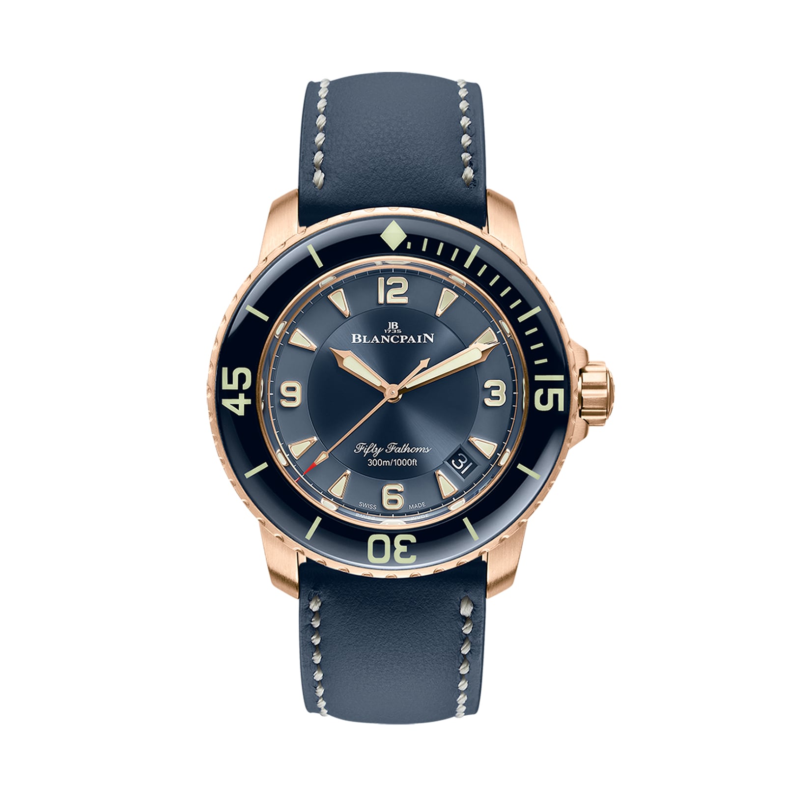 Blancpain blue best sale fifty fathoms