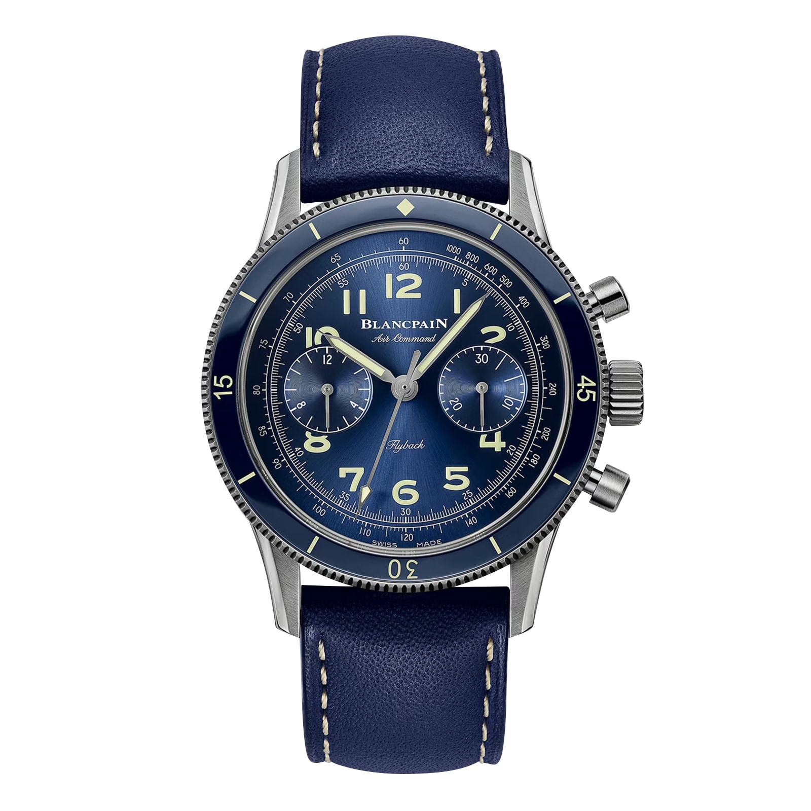Blancpain Air Command 42.5mm Mens Watch Blue