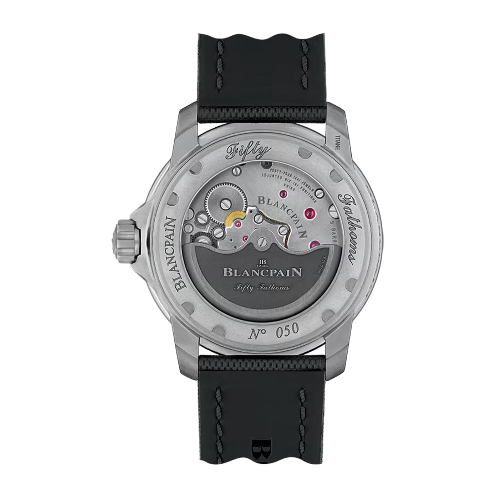 Blancpain Fifty Fathoms Grande Date 45mm Mens Watch Black