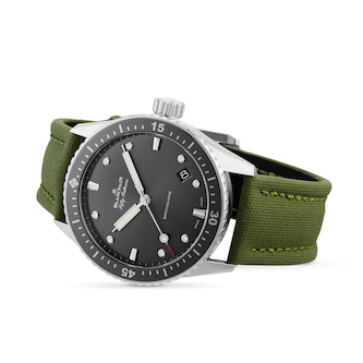 Blancpain Fifty Fathoms Bathyscaphe 43mm Mens Watch Grey