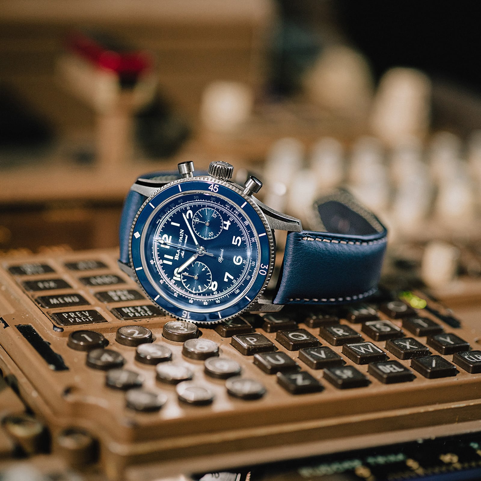 Blancpain Air Command 42.5mm Mens Watch Blue