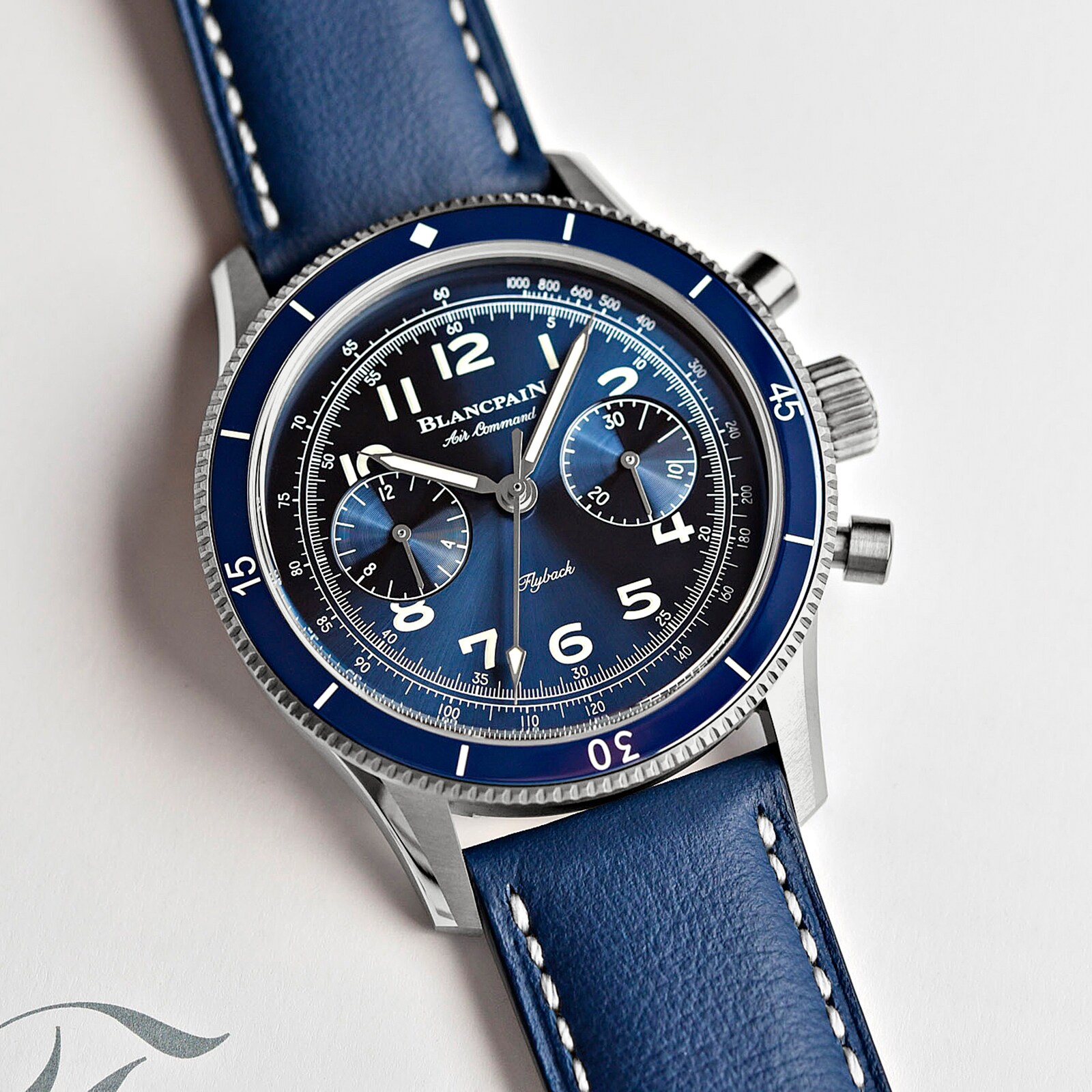 Blancpain Air Command 42.5mm Mens Watch Blue