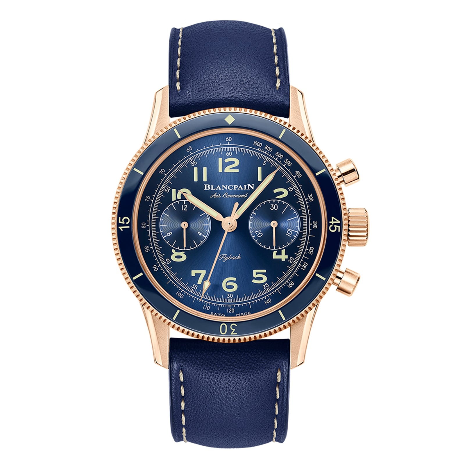Blancpain Air Command 42.5mm Mens Watch Blue