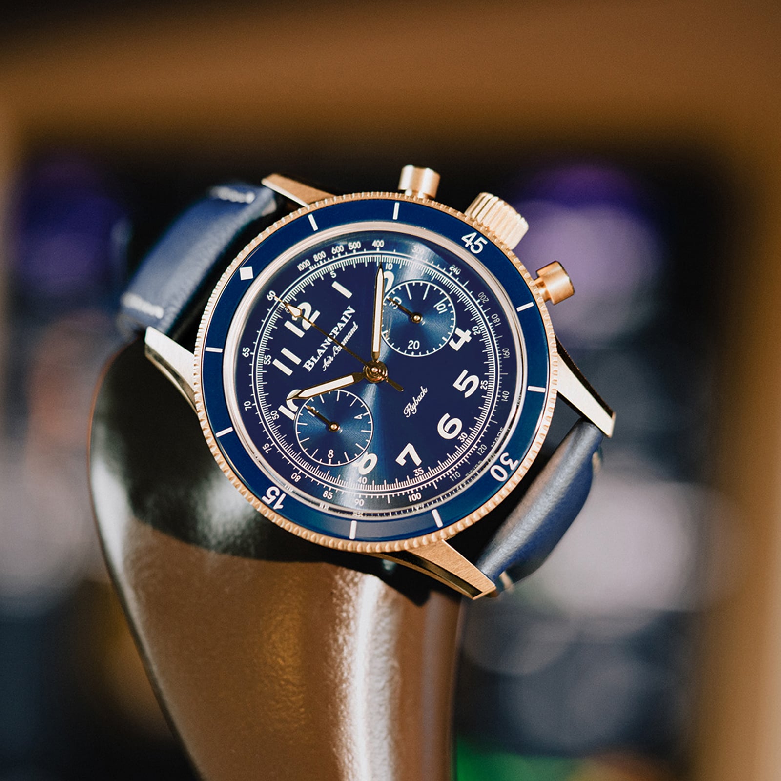 Blancpain Air Command 42.5mm Mens Watch Blue