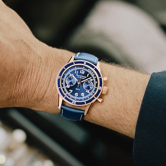Blancpain Air Command 42.5mm Mens Watch Blue