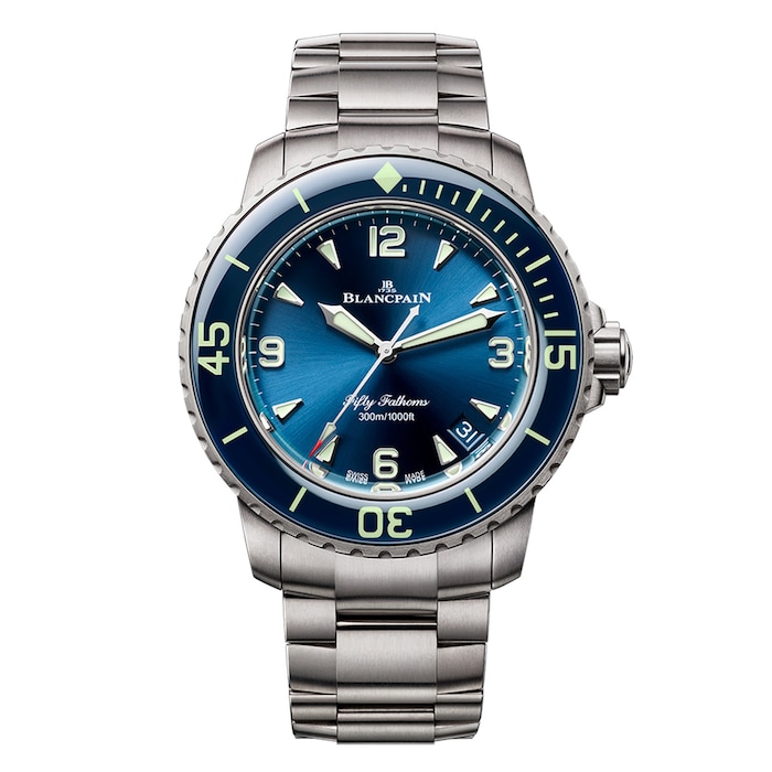 Blancpain Fifty Fathoms Automatique 42mm Mens Watch Blue