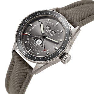 Blancpain Fifty Fathoms Bathyscaphe Quantieme Complet Phases De Lune 43mm Mens Watch Grey