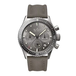 Blancpain Fifty Fathoms Bathyscaphe Chronographe Flyback 43mm Mens Watch Grey