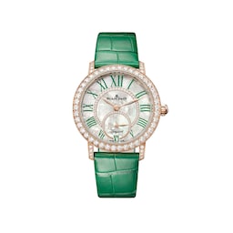 17480420 - Ladybird Colours 34.9mm 18ct Red Gold Ladies Watch Forest Green