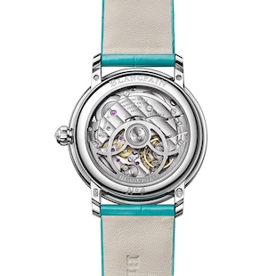 Blancpain Ladybird Colours 34.9mm 18ct White Gold Ladies Watch Turquoise