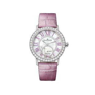 Blancpain Ladybird Colours 34.9mm 18ct White Gold Ladies Watch Lilac