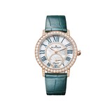 Blancpain Ladybird Colours 34.9mm 18ct Red Gold Ladies Watch Peacock Green