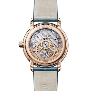 Blancpain Ladybird Colours 34.9mm 18ct Red Gold Ladies Watch Peacock Green