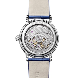 Blancpain Ladybird Colours Phases de Lune 34.9mm 18ct White Gold Ladies Watch Midnight Blue