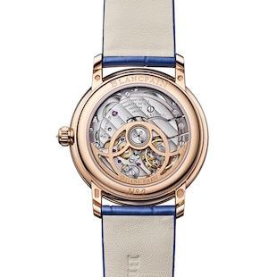Blancpain Ladybird Colours Phases de Lune 34.9mm 18ct Red Gold Ladies Watch Midnight Blue