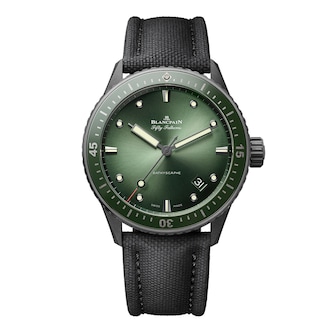Blancpain Fifty Fathoms Bathyscaphe 43.5mm Mens Watch Green Blancpain Fifty Fathoms Bathyscaphe 43.5mm Mens Watch Green