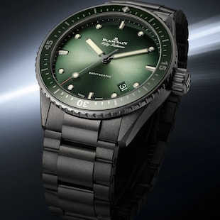 Blancpain Fifty Fathoms Bathyscaphe 43.5mm Mens Watch Green