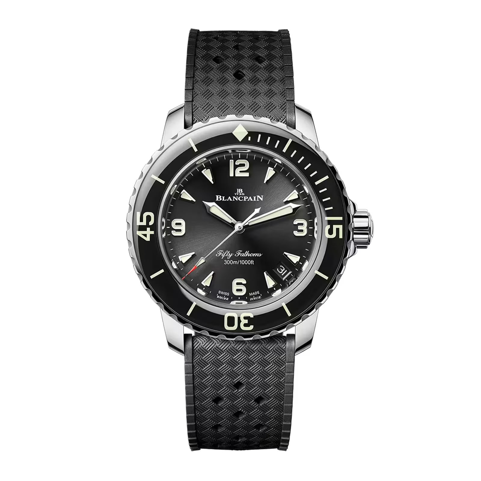 Blancpain Fifty Fathoms Automatique 38mm Mens Watch Black