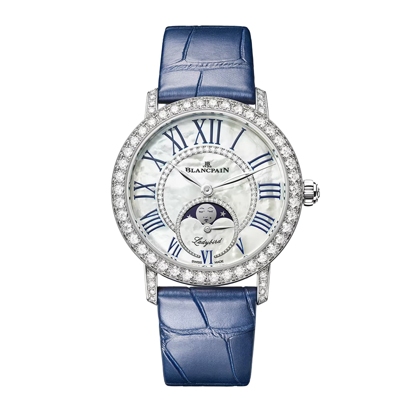 Blancpain Ladybird Colors Phases de Lune 35mm Ladies Watch