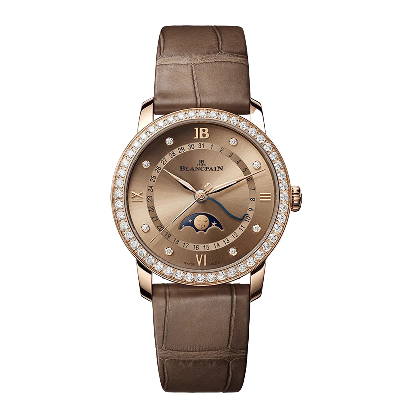 Blancpain Villeret Quantième Phases de Lune 33mm Ladies Watch