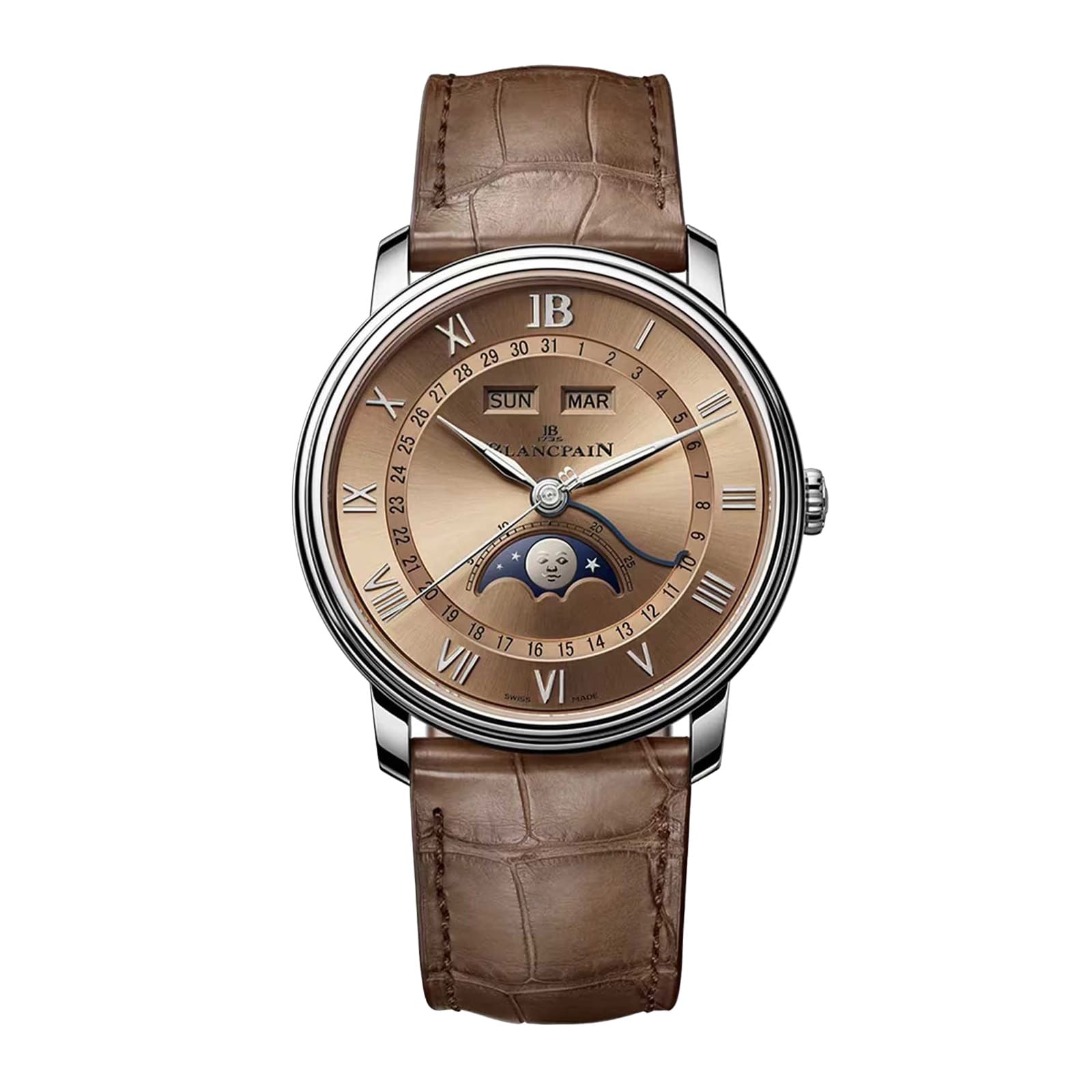Blancpain Villeret Quantième Complet Brown Gold 40mm