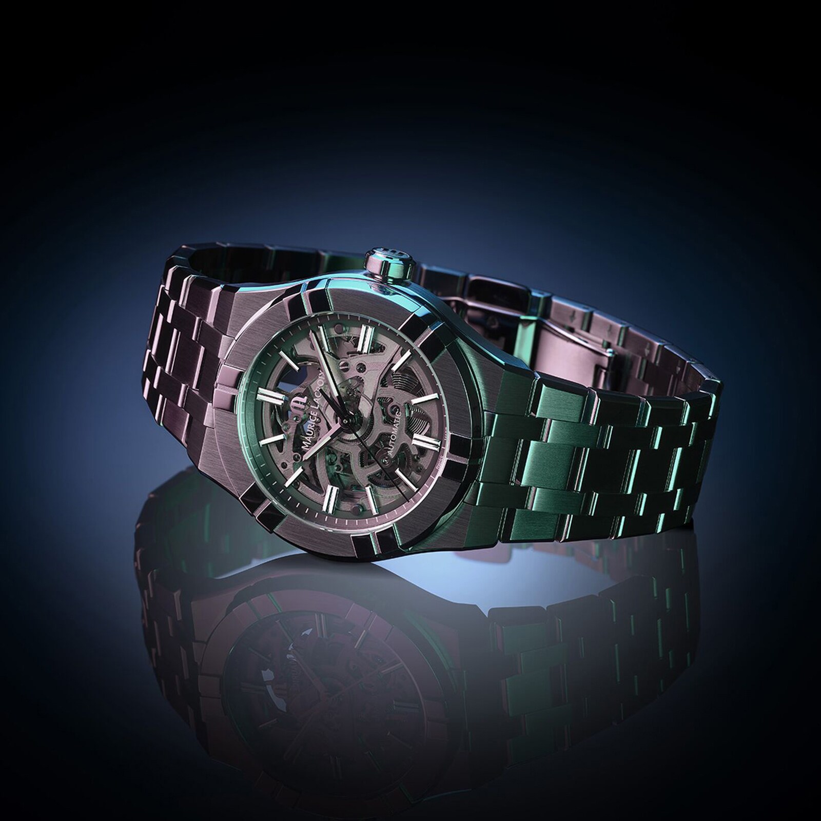 Maurice Lacroix Aikon Automatic Skeleton 39mm Mens Watch